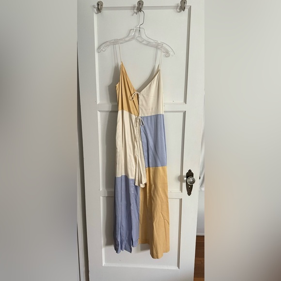 Rebecca Taylor Color-Blocked Twill Dress - Picture 4 of 4